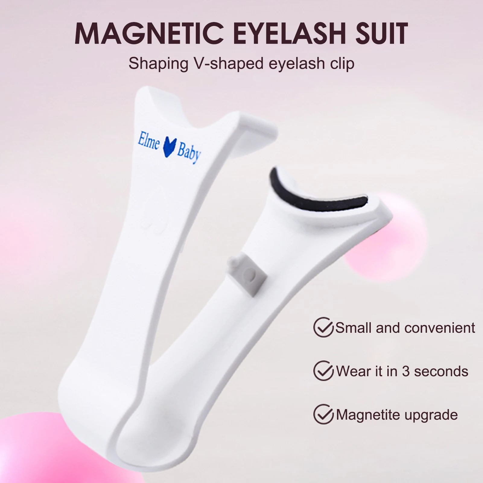 Reusable Magnetic False Eyelashes Little Devil cluster Curling Up Volume Eyelashes manga lash for Beauty Eye Cosplay DIY Makeup