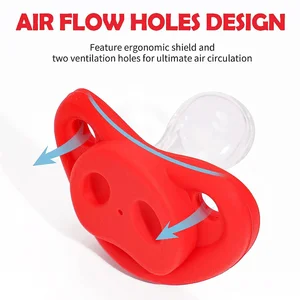 Lustige Schnuller für Babys, Schnurrbart, Schnuller, Neugeborenen Schnuller, Binky-Zähne, Geschenk für Jungen, 0-6 Monate 6 Hauptverkaufszahnstecker - №5