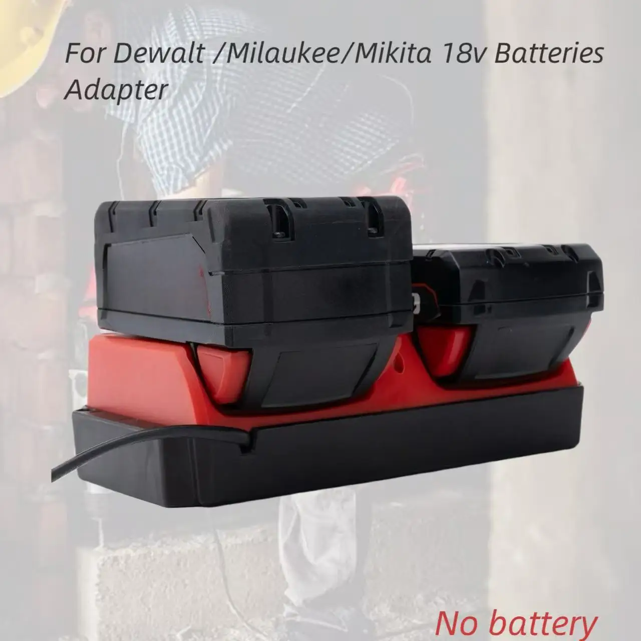

Dual Ports Battery Charger for Dewalt For Makita For Milwaukee Power Tool Lithium Battery
