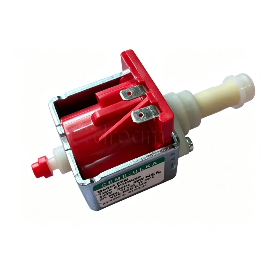 Bomba de Água Vibratória Solenoide para Máquina de Café/Expresso ULKA EP5FM/SP 48W 230V 50Hz, Compatível com DeLonghi