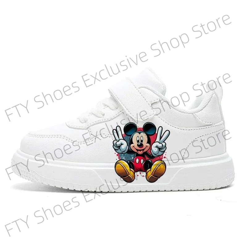 

Mickey Mouse Minnie Shoes Sneakers for Children Student Casual Basketball Kid Sneakers Girls Boys Running Sports Shoes Gift