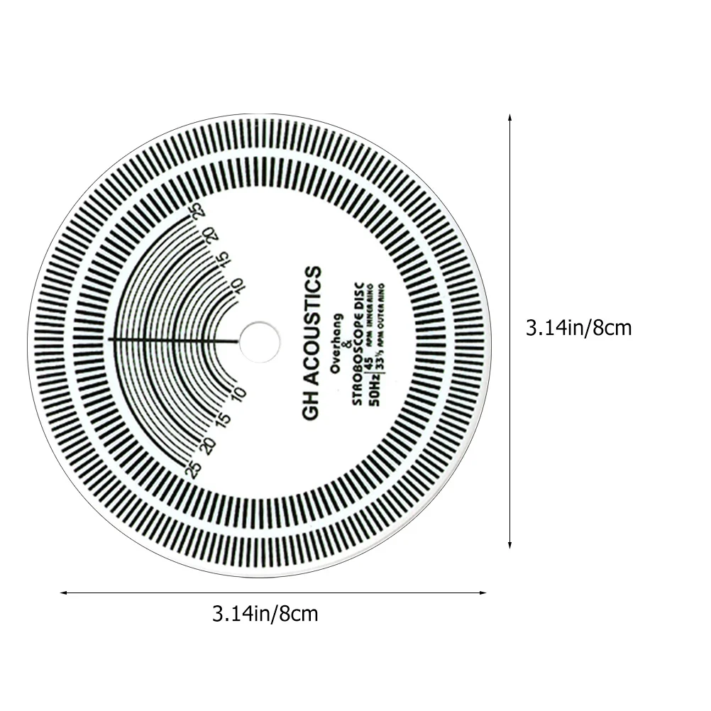 جهاز اختبار سرعة تسجيل الفينيل أداة معايرة القرص الدوار الاحترافية لمشغل الفونوغراف والكشف الدقيق في السرعة