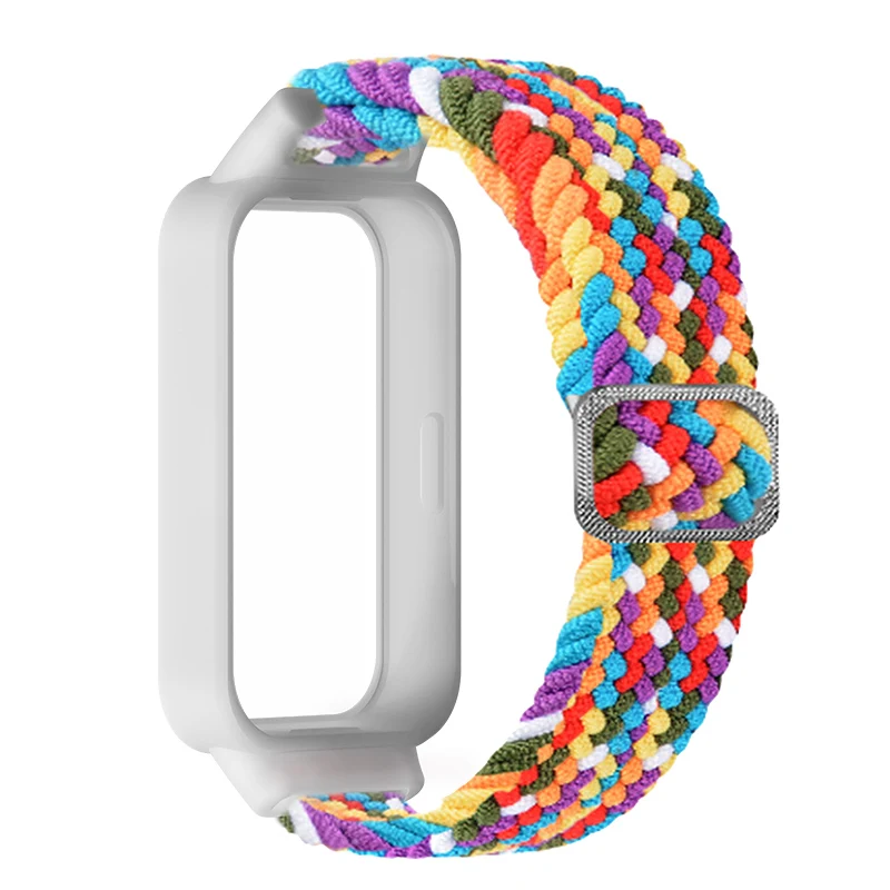 Ersatzarmband für Xiaomi Smart Band 9 Active, Nylon-Geflechtarmband, Uhrenarmband, Gürtel für Redmi Smart Band 3, Armband, Correa – Detail 4