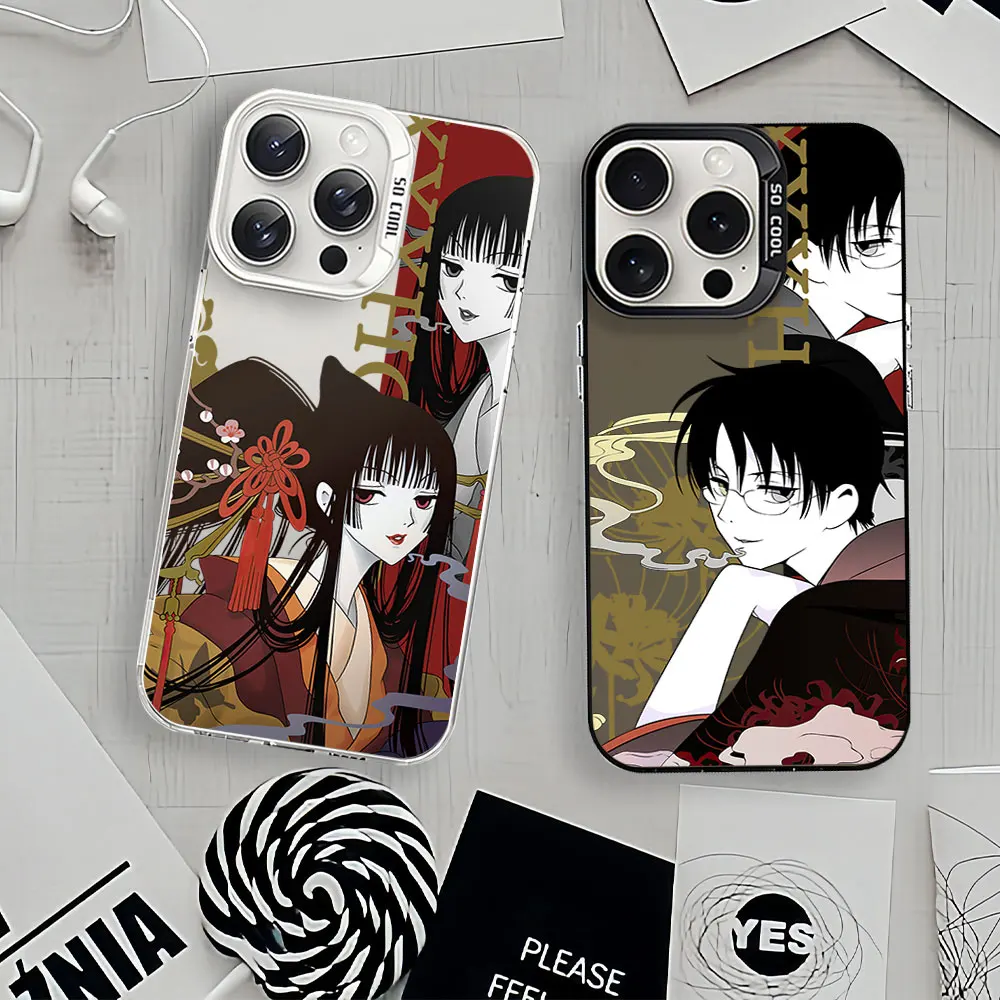 Anime xxxHolic For Samsung Galaxy A 15 54 55 S23 S24 S25 4G 5G Ultra Plus Fe Laser Cover IMD Phone Case