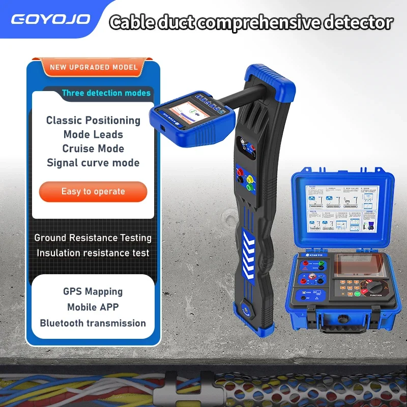

New Underground Pipeline Meter Metal Pipe Line Detector Wire and Cable Fiber Optic To Locate The