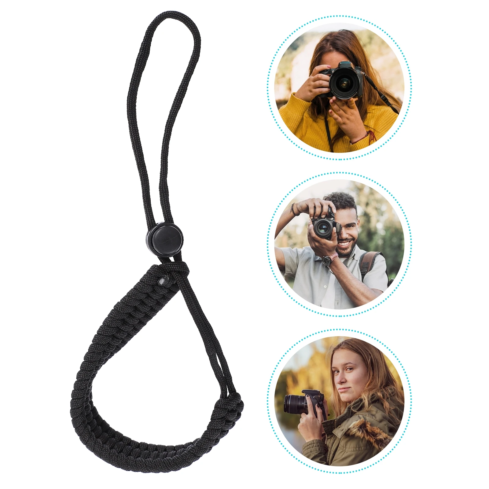 

Camera Wrist Strap Adjustable Rope Material Quick Release Safety Band for Dslr Mirrorless Camera Anti-Lost Hand Strap
