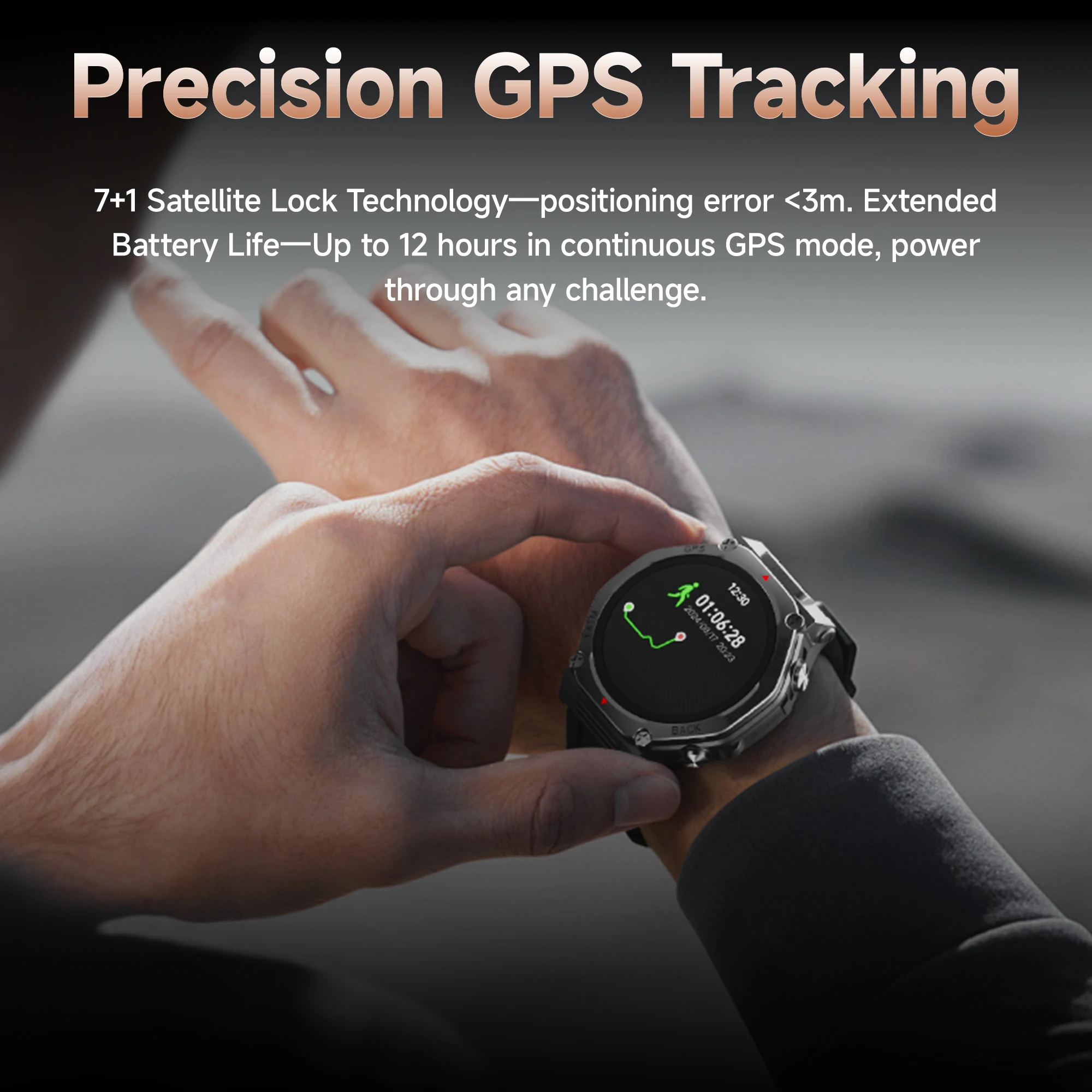 2025 novo smartwatch gps para android/ios assistente de voz 1200mah bateria grande chamada sem fio forte lanterna esporte relógio para mim