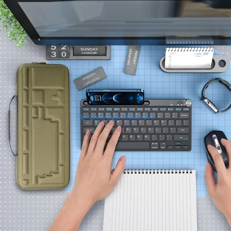 U2je Portable Shockproof Dust Dof Toetsenbord Case Bag voor 84 toetsen Wireless Mechanical