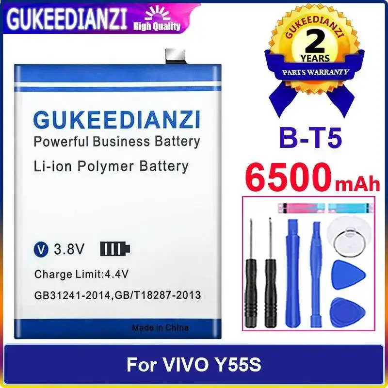 

Mobile Phone Battery 6500Mah Premium Replacement B-T5 For Vivo Y55S