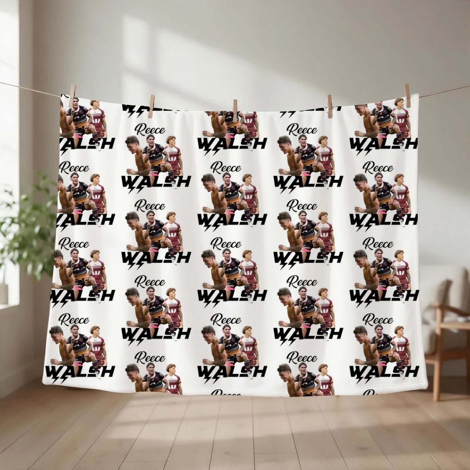 Reece Walsh Throw Blanket Soft Plush Plaid Quilt Baby Summer Beddings Blankets