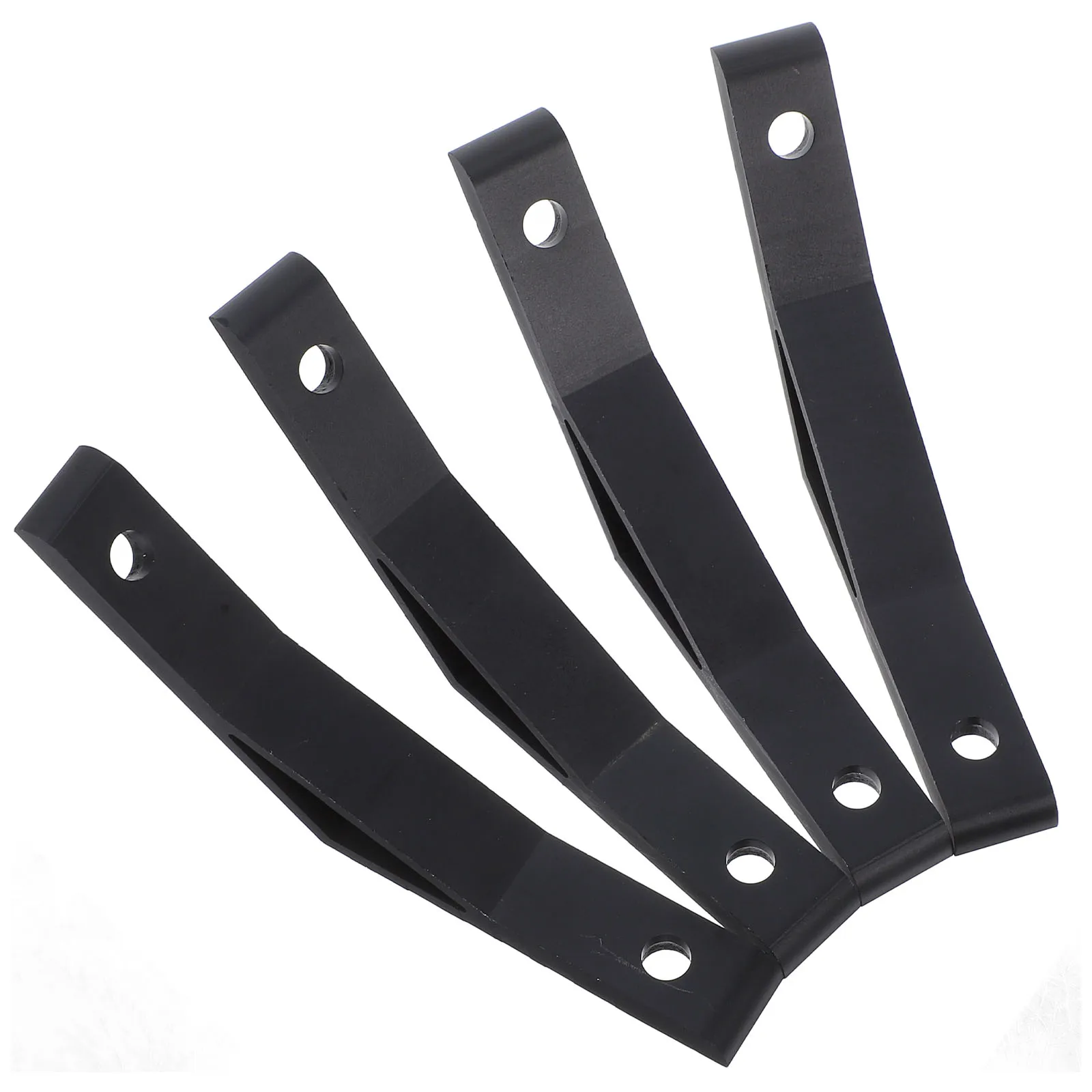 

4pcs Aluminum Corner Brackets 45 Degree Black Connectors Furniture Aluminum Extrusion Connector Accessories Industrial Parts