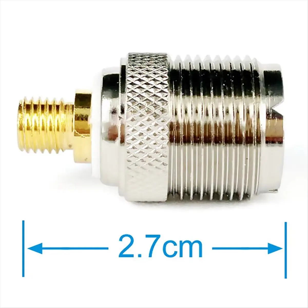 A64I UHF SO239 Connector for GP328 Walkie Talkie Car Antenna Coaxial Connector Adapter SO239 Female to Flat M6