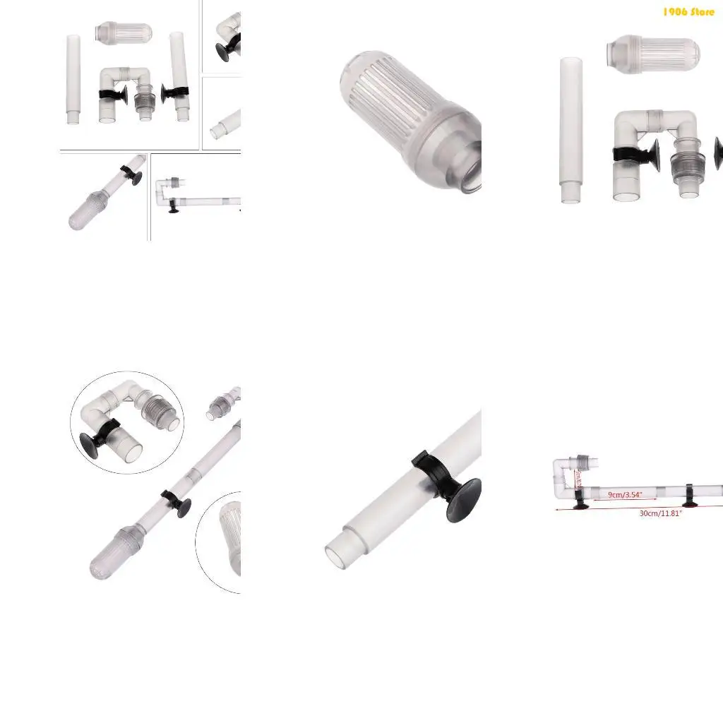 U1JB Canister Filters Intakes Tube Set External Filter Accessory with Sucker