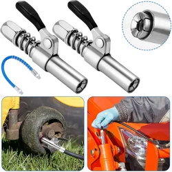 10000PSI Grease Gun Coupler Oil Pump Quick Release Grease Nozzle Injector Lubricating Oil Grease Gun Car Auto Repair Tool