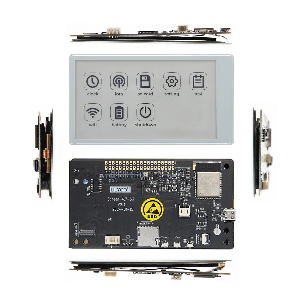 LILYGO T5 4.7 Inch E-paper V2.3 ESP32-S3 ink screen programmable low power consumption