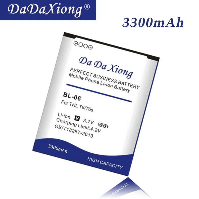 

DaDaXiong Original 3300mAh BL-06 For THL T6s T6Pro T6C Mobile Phone Battery