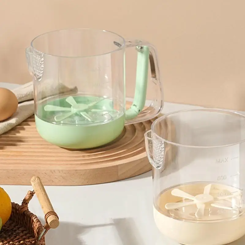 내열성 PC+ABS 텍스처 및 효율적인 베이킹 N58D를위한 정확한 측정 마크가있는 대용량 수동 에그 비터