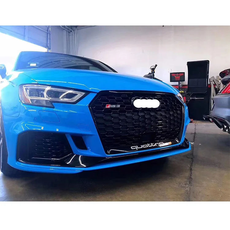 Front Bumper with Grill General Version A3 Upgrade Refit toRS3 Car Body Kits for audis RS3 2017 2018 2019 2020