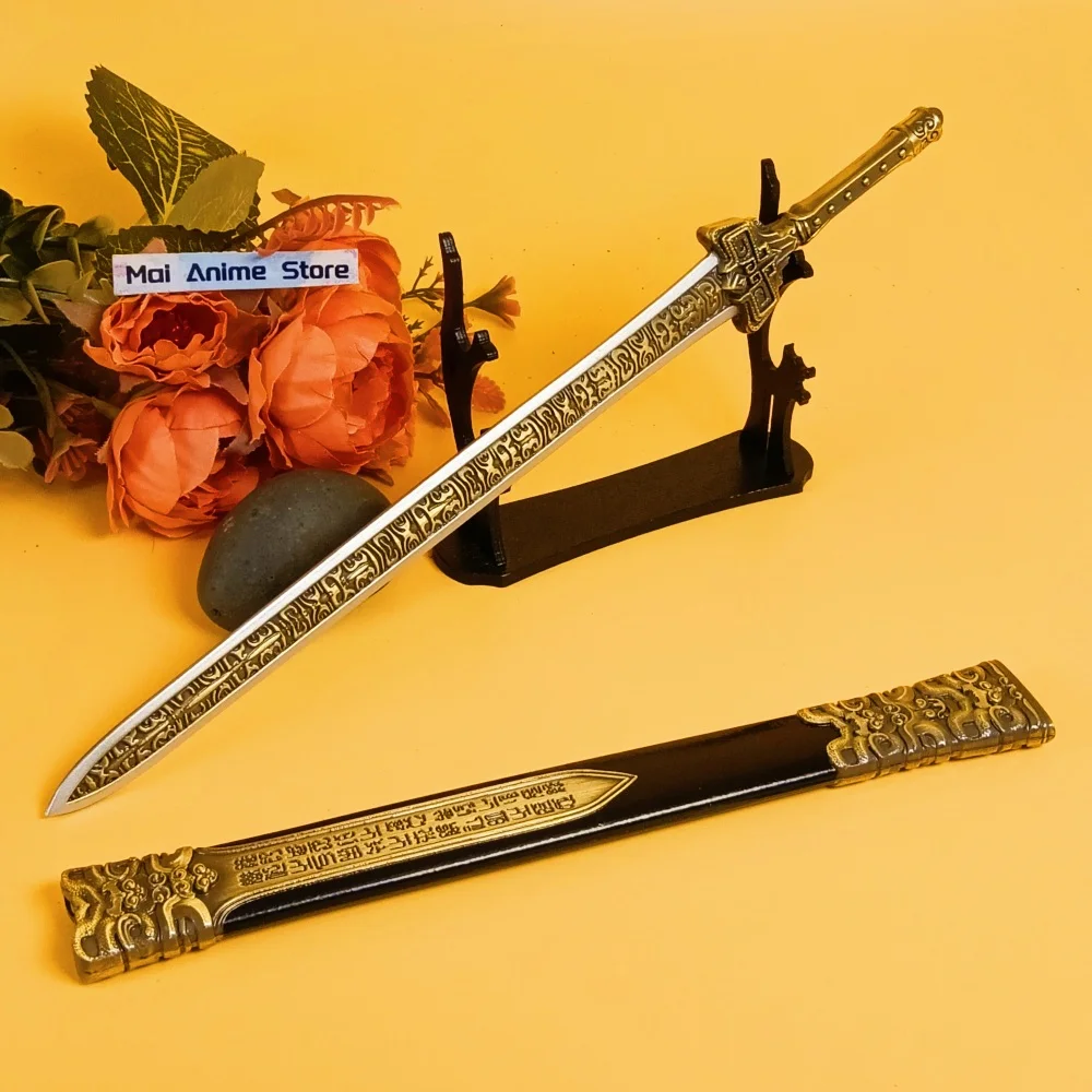 11inch Metal Chinese Ancient Katana Original Samurai Sabre Steel Blade Iron Sword Ninja Knife Real Size Japanese Katana Toy Gift