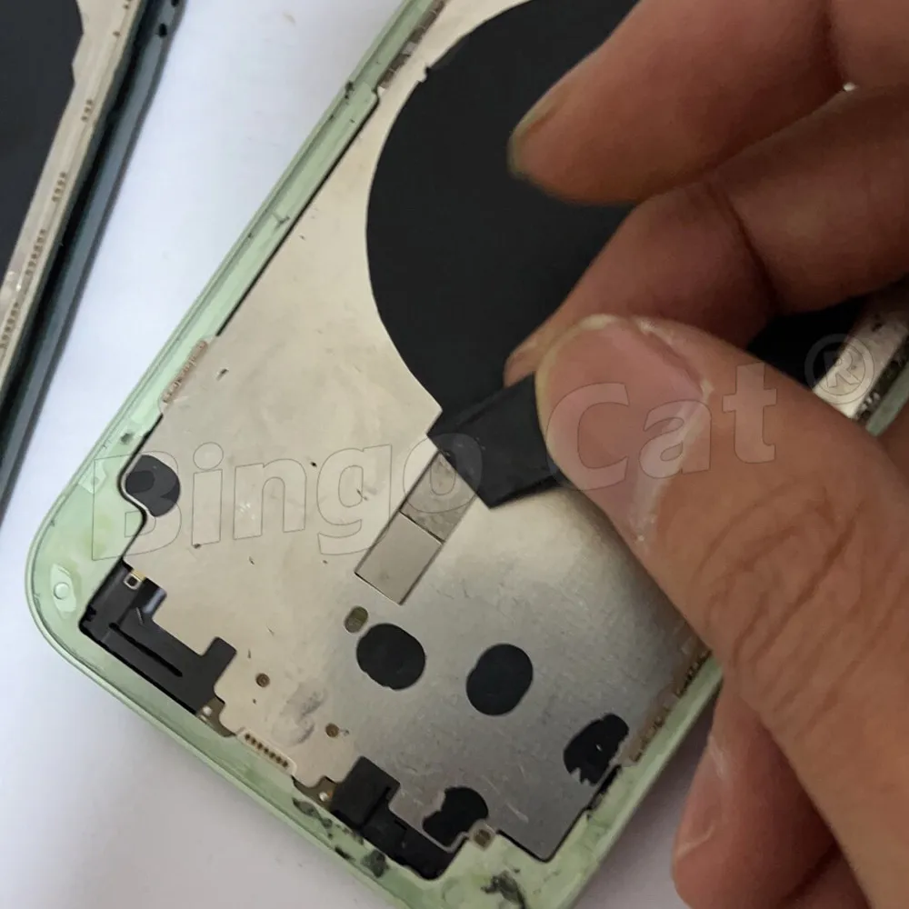 Carregamento sem fio adesivo isolante protetora, tampa traseira, carcaça traseira, reparo de vidro substituir, iphone 8, iphone 12, iphone 14, iphone 13 pro max, 100 pcs