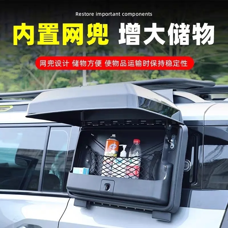 Cocok untuk tas sekolah kecil Jietu Traveler Shanhai T2, kotak peralatan luar, koper samping, kapasitas penyimpanan besar