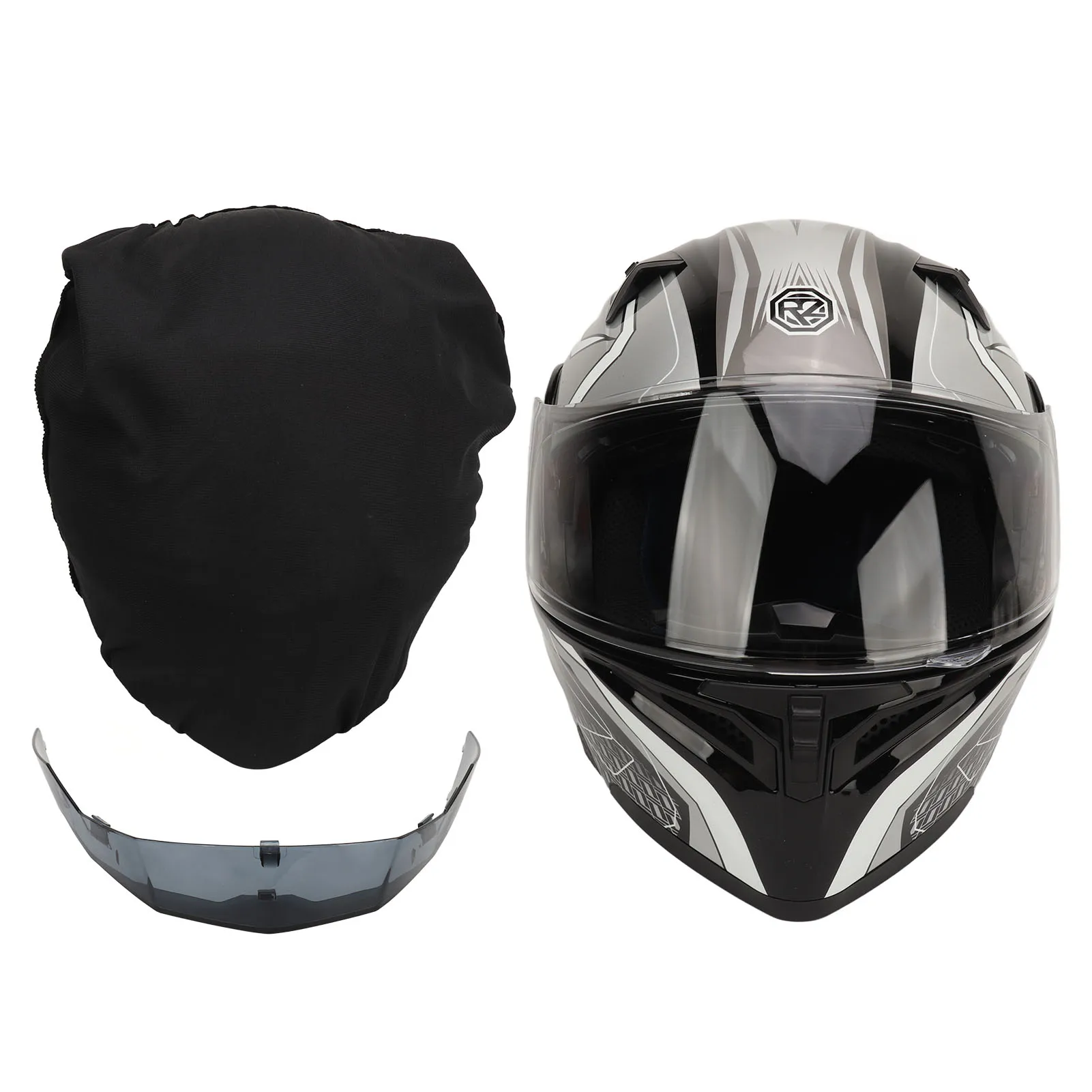 

Motorcycle Flip Up Helmet with Goggles Spoiler for Scooter Motorbike Breathable Comfortable Cycling Helmet Motorcycle Helmet