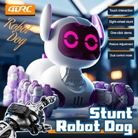 Y9 Intelligent Remote Control Robot Dog Electronic Pet Stunt RC Car with Light LED Eyes Touch-sense Electric Toy for Boy Kid