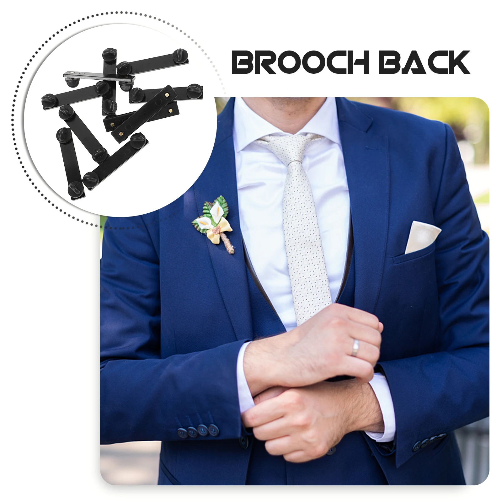 

10pcs Clutch Brooch Keepers Locking Pin Back Butterfly Buckle Plastic Craft Supplies Enamel Pins Lapel Badges Jewelry Making