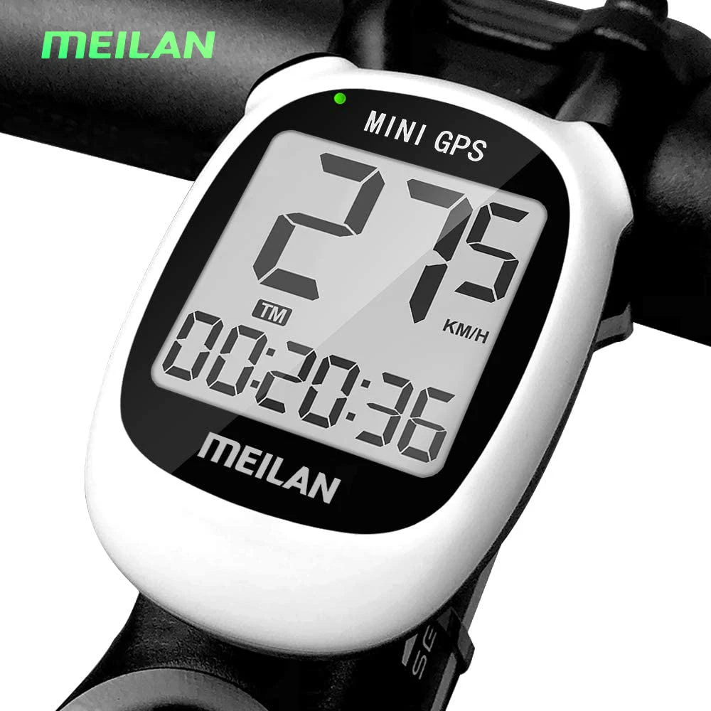 Meilan M3 MINI GPS bicicleta ordenador GPS velocímetro velocidad altitud DST tiempo de conducción inalámbrico blanco rojo juventud ciclismo odómetro