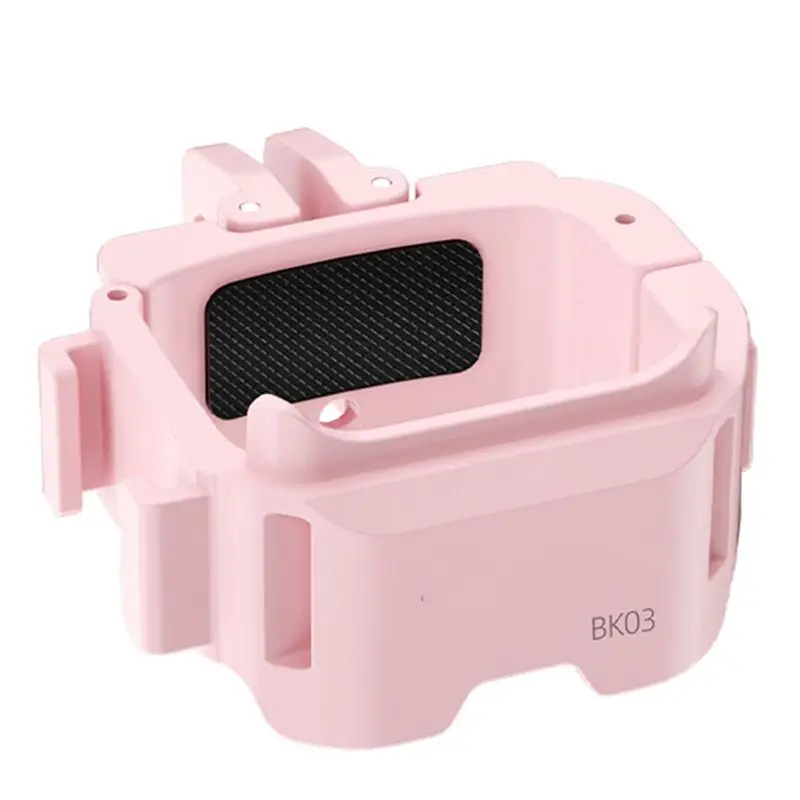 A01K-Quick Release Adapter Mount For DJI Pocket 3 Accessories For DJI Pocket 3 Cat Ear Tabletop Bicycle Windshield Adapters Pink