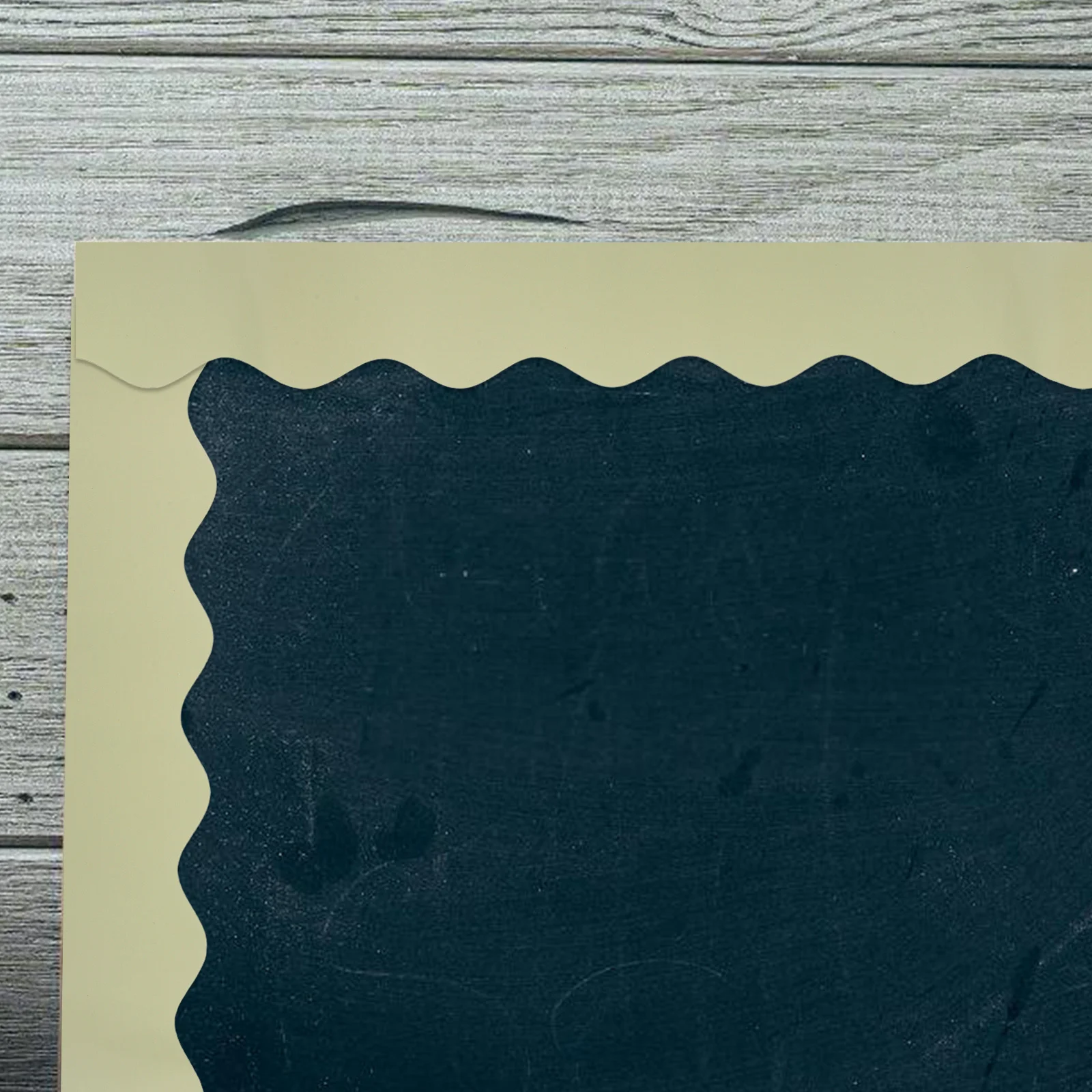 

6 Rolls Bulletin Board Borders Paper Scalloped Trim Classroom Wall Border Peel Stick Decorative School Seasonal Decoration Set