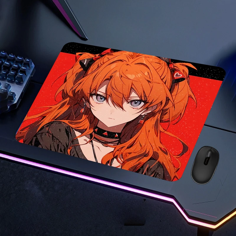 Resina dura superfície fina mouse pad personalizado anime fps gaming mouse pad 3mm e-sports teclado mouse acessório presentes asuka miku