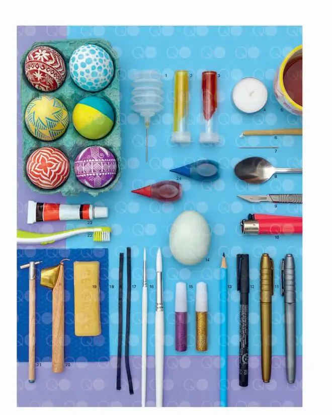 Набор для творчества яиц своими руками - Учебник по рисованию устойчивым к воску для начинающих, уникальный подарок、 Искусство рисования яиц