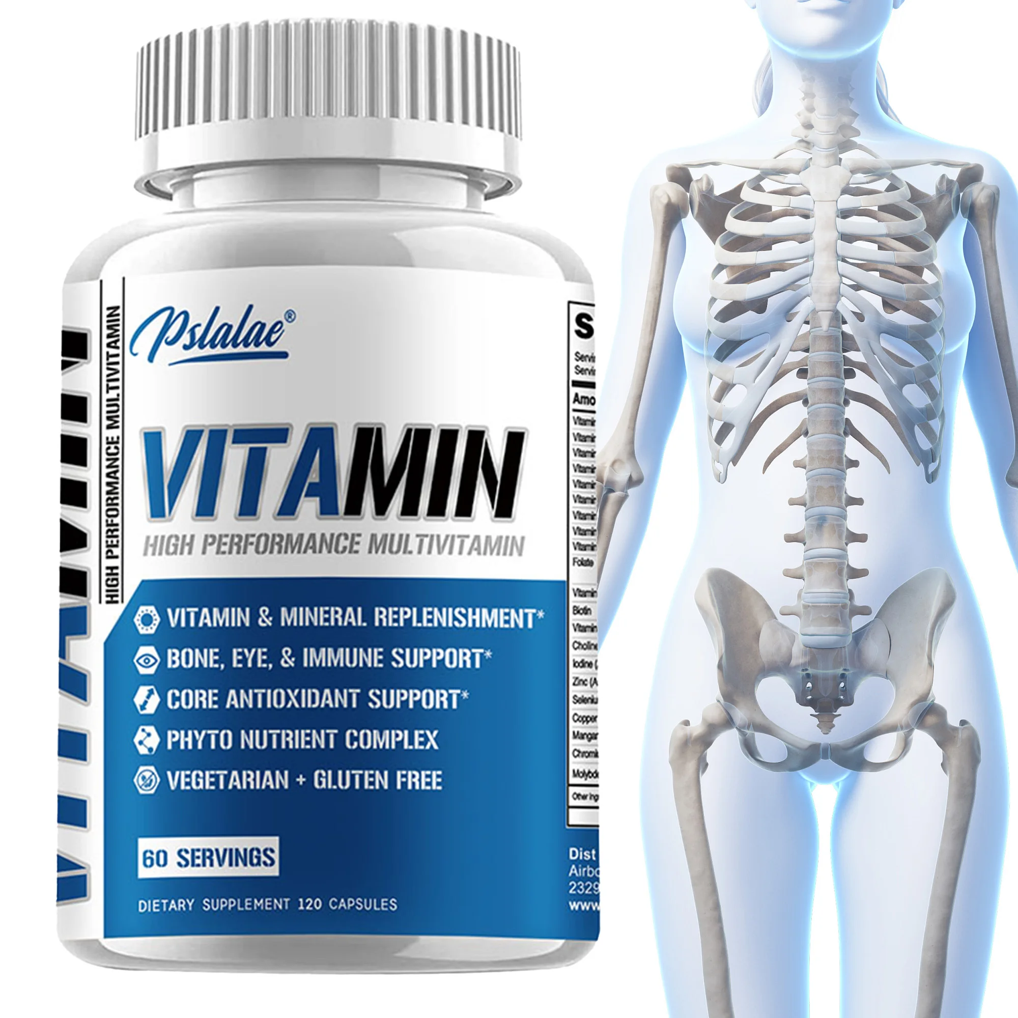 

High Performance Multivitamin - Supports Energy and Endurance, and Muscle Mass Supplement,Supports Brain, Eye and Heart Health