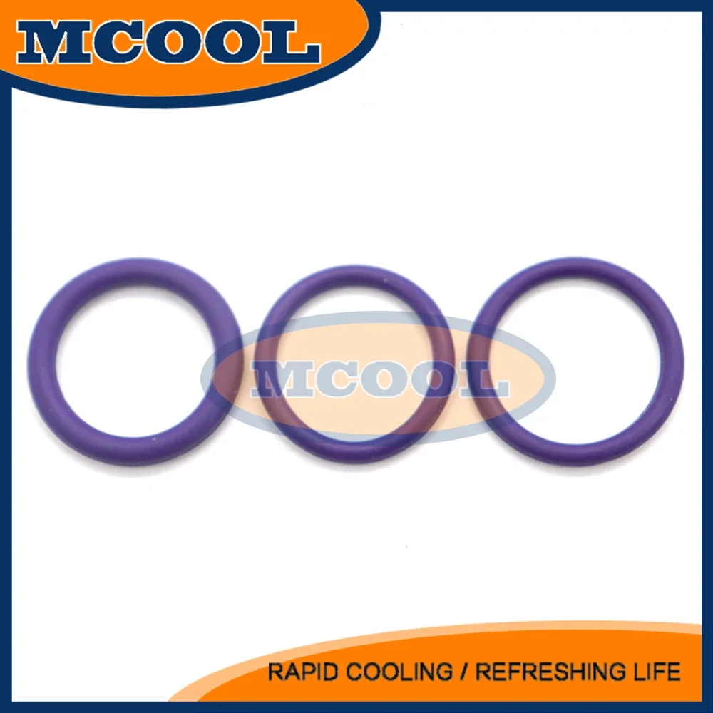 Peças de carro ar condicionado arruela de borracha variedade 270 pc/set para r22 r134a roxo vedação o-ring juntas 18 tamanhos peças padrão