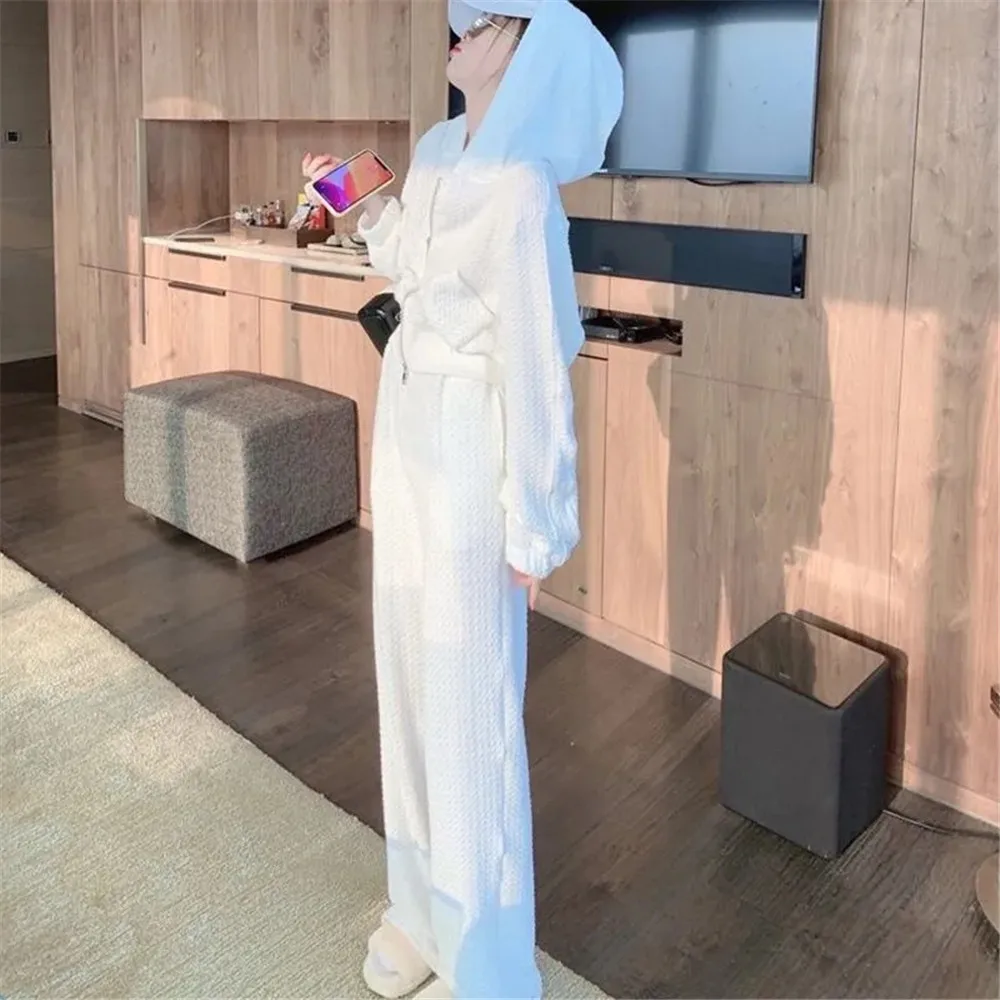 Fashion Joggers Clothes for Women Y2k Pant Sets Elegant Casual Aesthetic Sweatpants Streetwear Gothic Chic Korean Tracksuit Sets