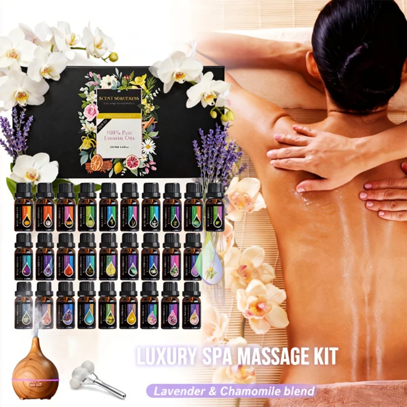 

20 шт./компл., набор эфирных масел для массажа, аромата, спа, розмарина, лаванда, ваниль, мята, лимонное масло для диффузора, свечей, увлажнителя
