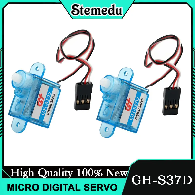 

GH-S37D 3.7g Micro Digital Servo 90° Ultra-Light for RC Plane Helicopter Boat Car Aircraft Control Super Mini Size