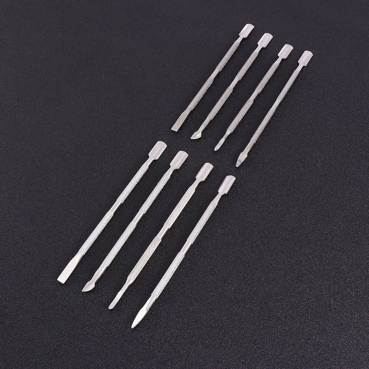 

Набор из 8 профессиональных инструментов для маникюра: палочки для чистки кутикулы, скребки для удаления омертвевшей кожи, портативный набор для домашнего и салонного использования