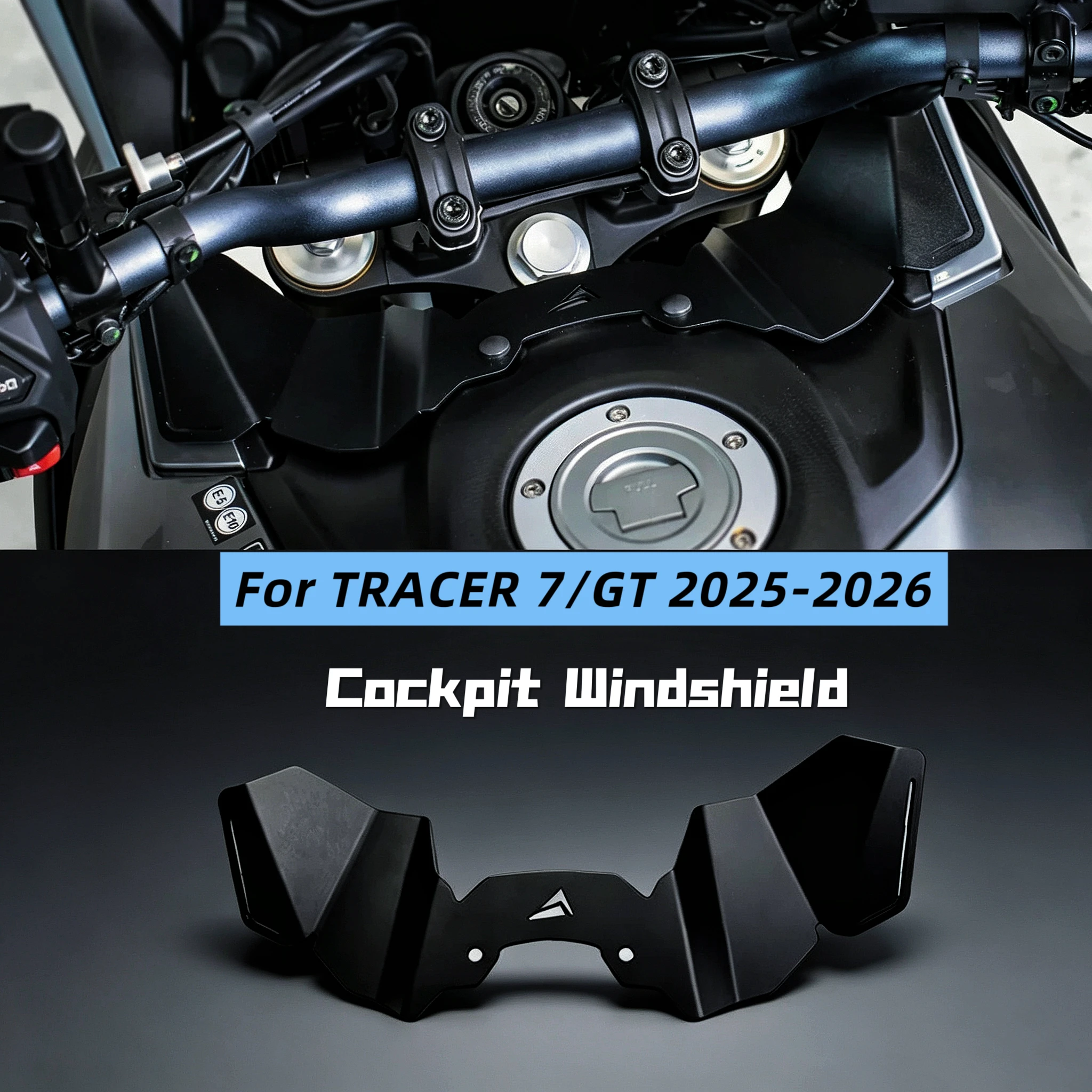 Motorcycle Accessories For Yamaha Tracer 7 TRACER7/7GT Tracer 7GT 2025-2026 Motorcycle Cockpit Windshield Motorcycle Cockpit Win