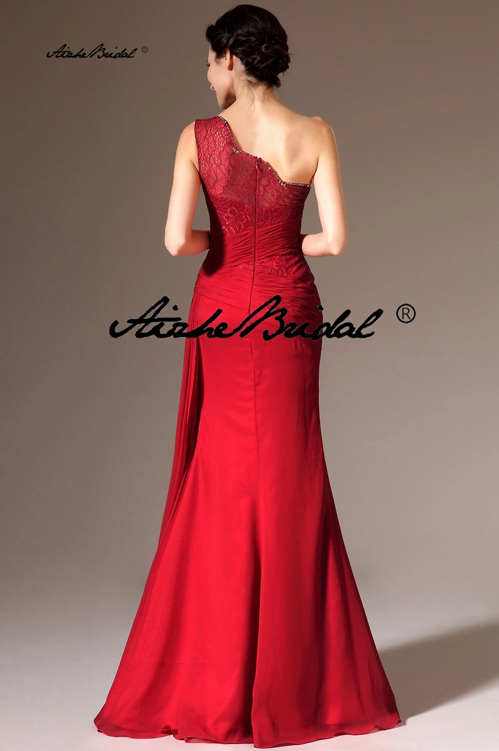 

Сексуальное шифоновое вечернее платье русалки на одно плечо, кружевное вечернее платье для выпускного вечера, женские вечерние платья فساتين السهرة