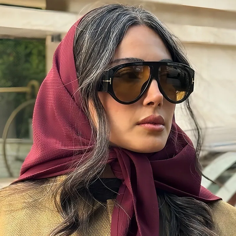 ヴィンテージパンクパイロットサングラスゴーグル女性男性レトロスタイリッシュな UV400 保護メガネ女性屋外シェード眼鏡