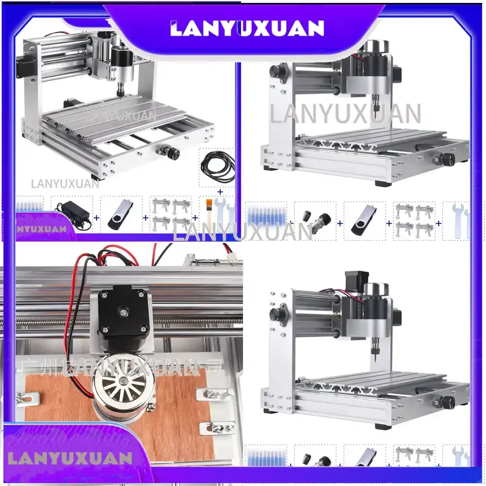 CNC3018max Small CNC Engraving Machine for DIY Wood Metal Plastic PCB Engraving Cutting Milling Router 3 Axis CNC Machine for
