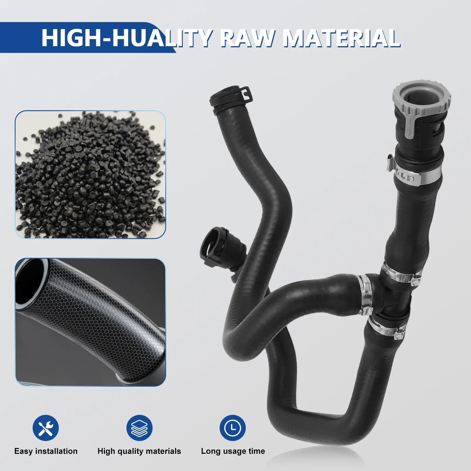 خرطوم سخان HVAC KH655 متوافق مع Escape 2013-2019 2.0L 2.5L MKC 2017-2019 2.0L