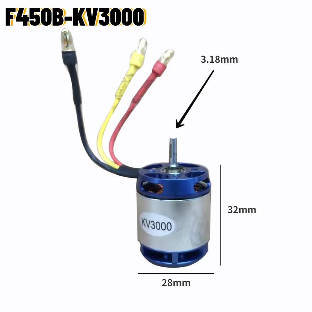 TFL-F450B-KV3000,Outer Rotor Water-cooled Brushless Motor for RC Model Ship F3 Stern Engine