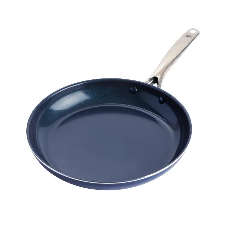 

Toxin Free Ceramic Nonstick Metal Utensil Open Frypan/Skillet, 12"