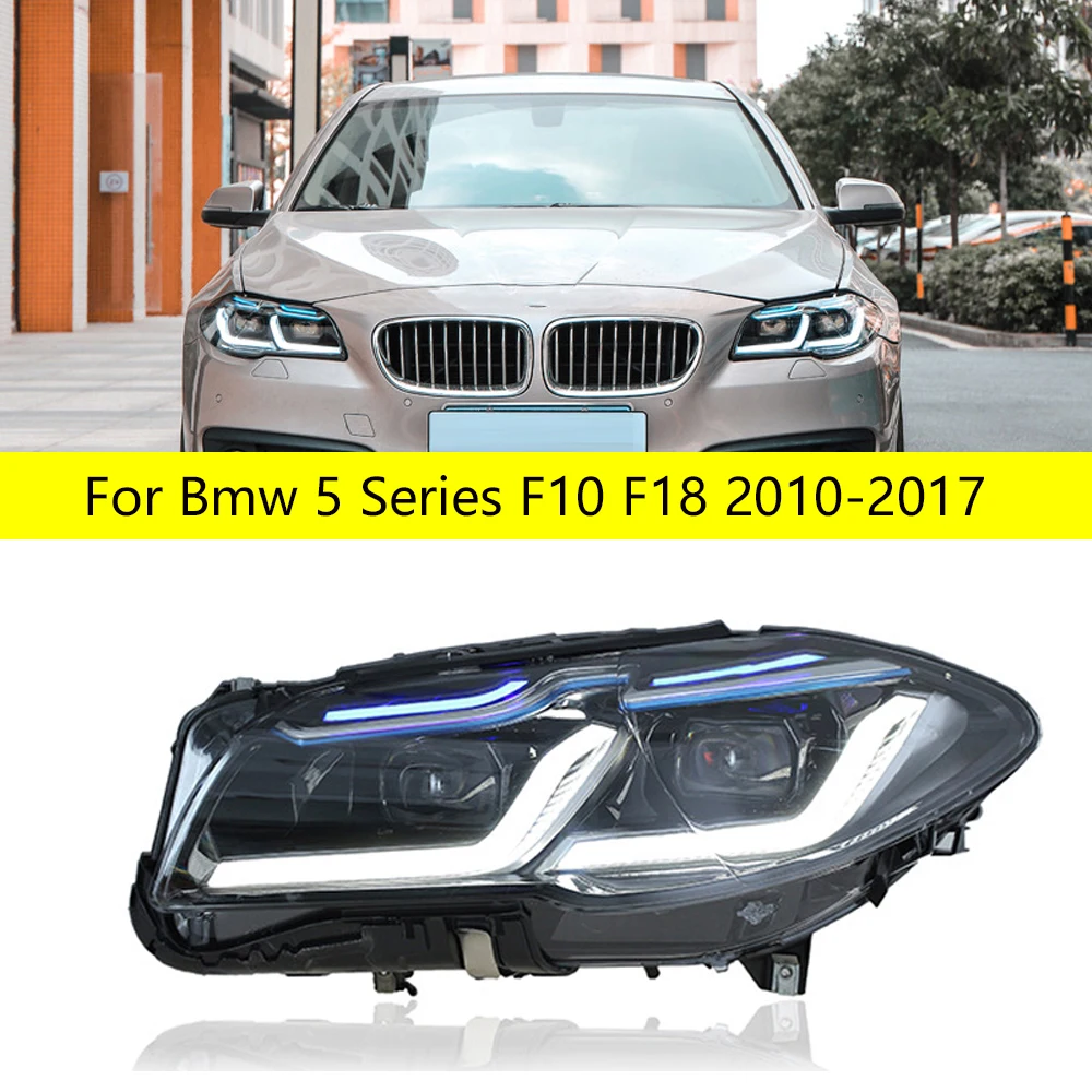 

Car Front Lights For BMW F10 F18 2011-2017 520 523 525 535 530 5 Series LED Headlights DRL Dynamic Turn Signal LHD RHD Lamp