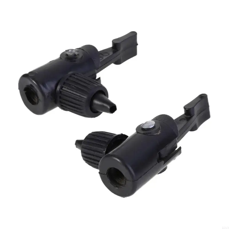 K3KD 2PCS Inflator rowerowy dla zaworu pompa powietrza Schrader Dysza Dysza