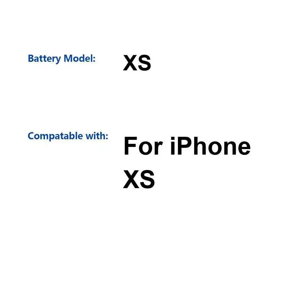 

2658 мАч для Apple Iphone XS Стабильная сменная батарея премиум-класса для мобильного телефона