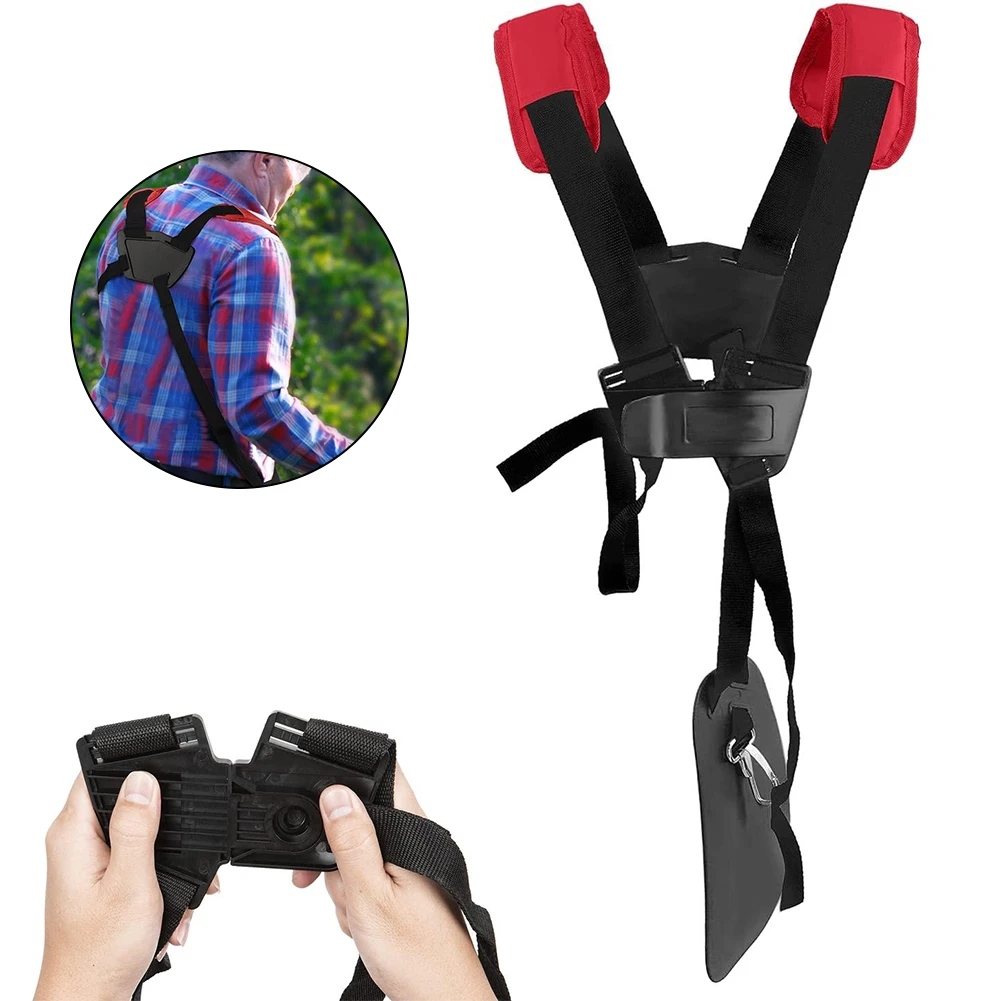 

Mower Backpack Shoulder Strap Adjuestable Nylon Plastic Power Tools Brush Cutter Brush Saw E Attached Trimmers